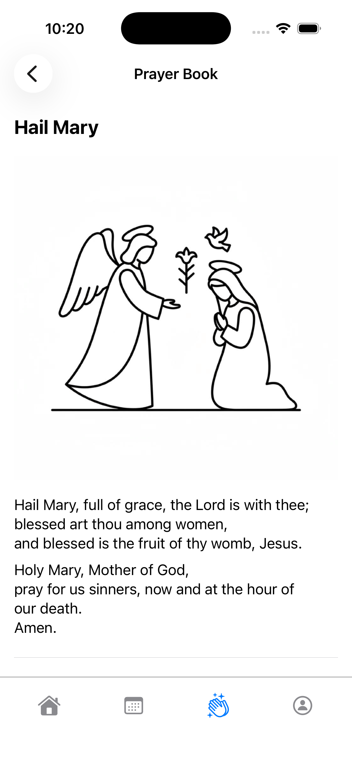 Prayer Book in With Mary