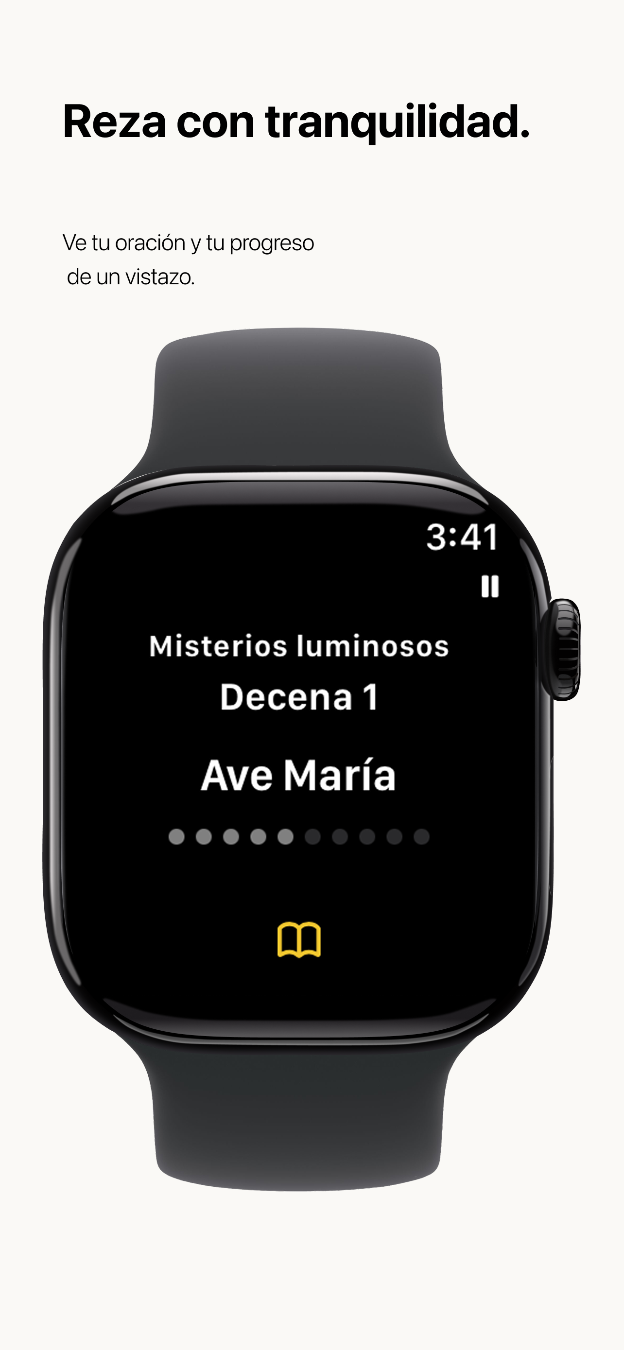 Paso de la oración en el Apple Watch