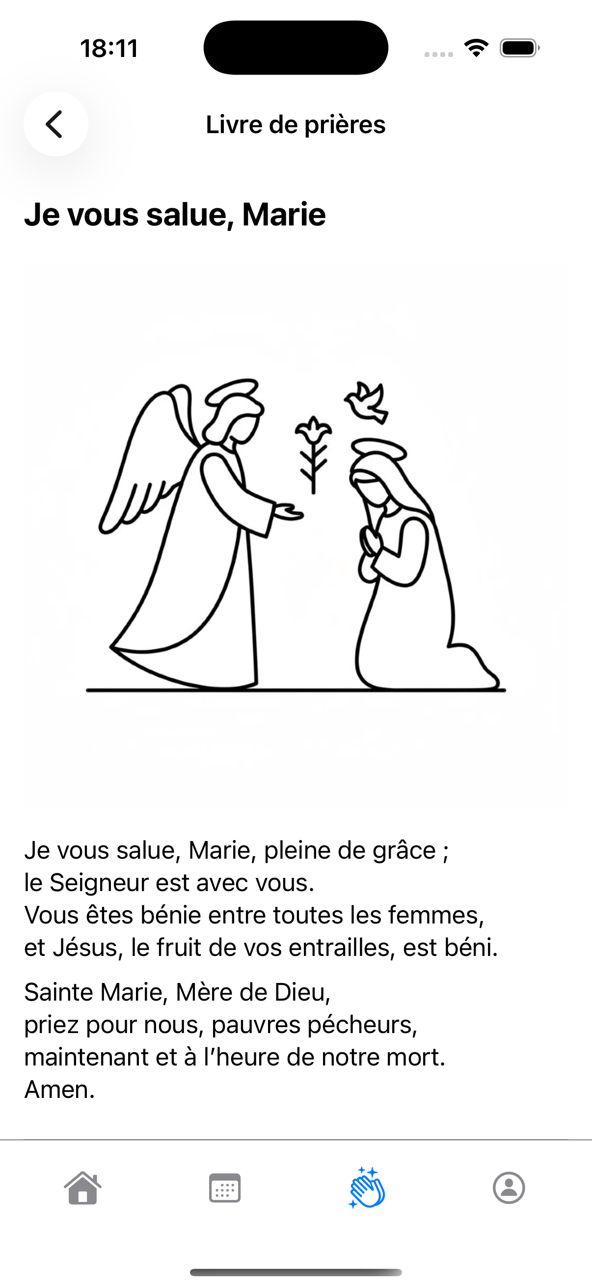 Livre de prières dans With Mary